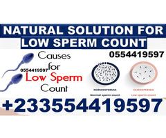 LOW SPERM COUNT NATURAL SOLUTION