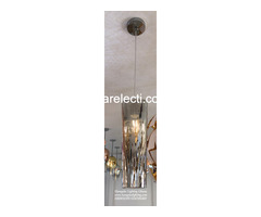 Silver hollow out hanging pendant ceiling lights
