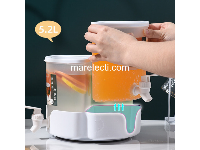 3in1 Rotary Water/Juice Dispenser - 5.2L - 2/3