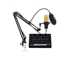 Bm800 Recording Microphone Full Set With V8 Sound Card - 2