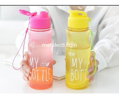 Plastic and glass water bottle - 9
