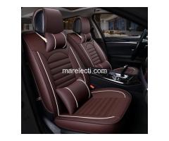 Leather Luxury  FULL SET Car Seat Covers Leather Luxury - 5